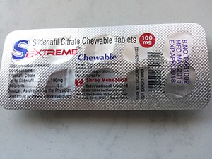 Sextreme à croquer 100 mg Sildenafil Citrate