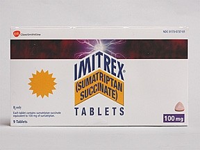 Imitrex  générique (sumatriptan) 100 mg