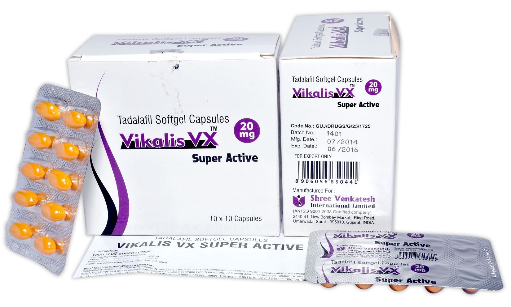 Tadalafil Super Active Générique 20 mg
