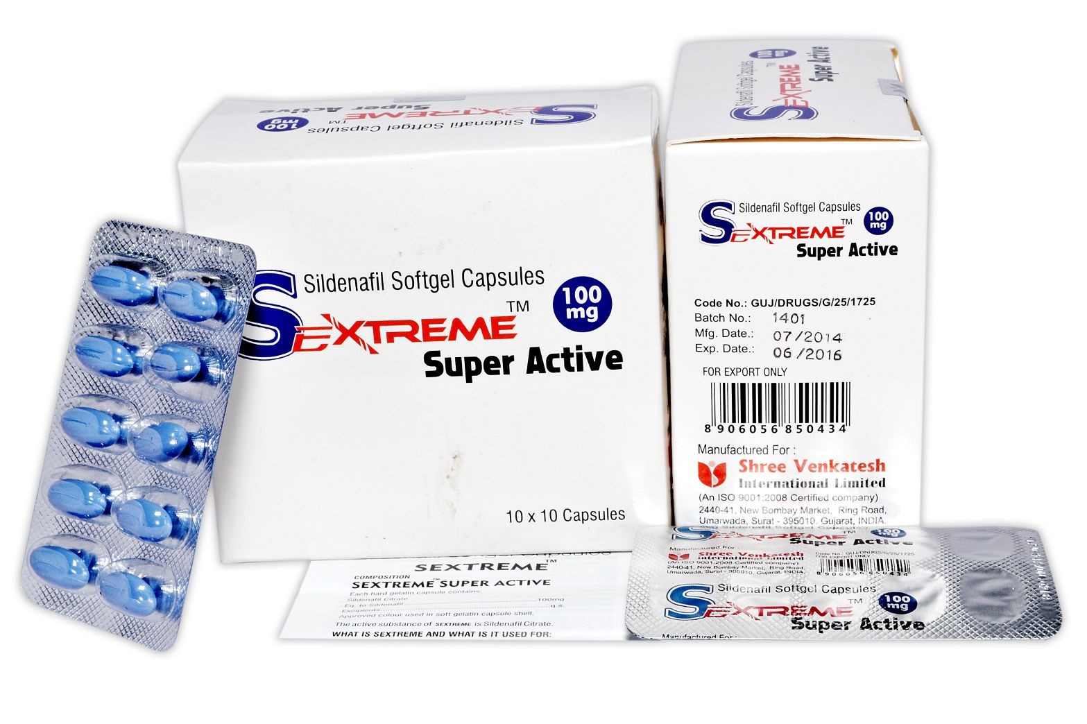 Viagra Super Active Générique 100 mg