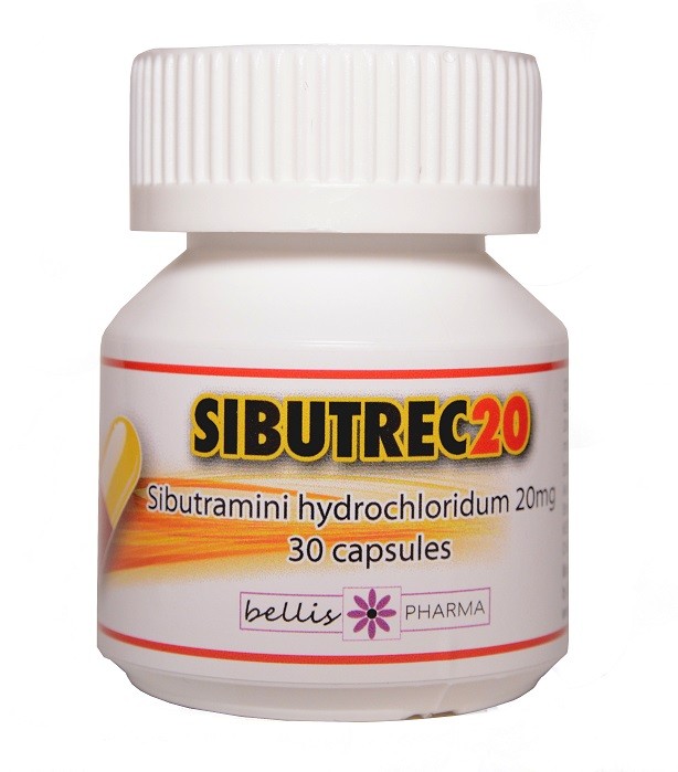 Generische Reductil Sibutramine (Meridia) 20 mg SIBUTREC