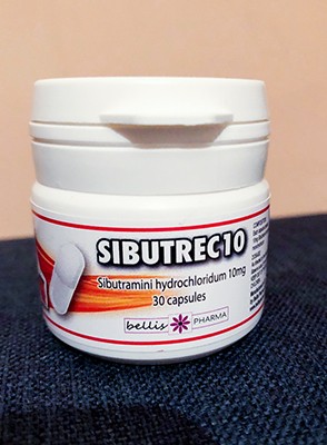 Reductil Genérico Sibutramine (Meridia) 10 mg SIBUTREC