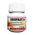 Reductil Genérico Sibutramine (Meridia) 20 mg SIBUFAST